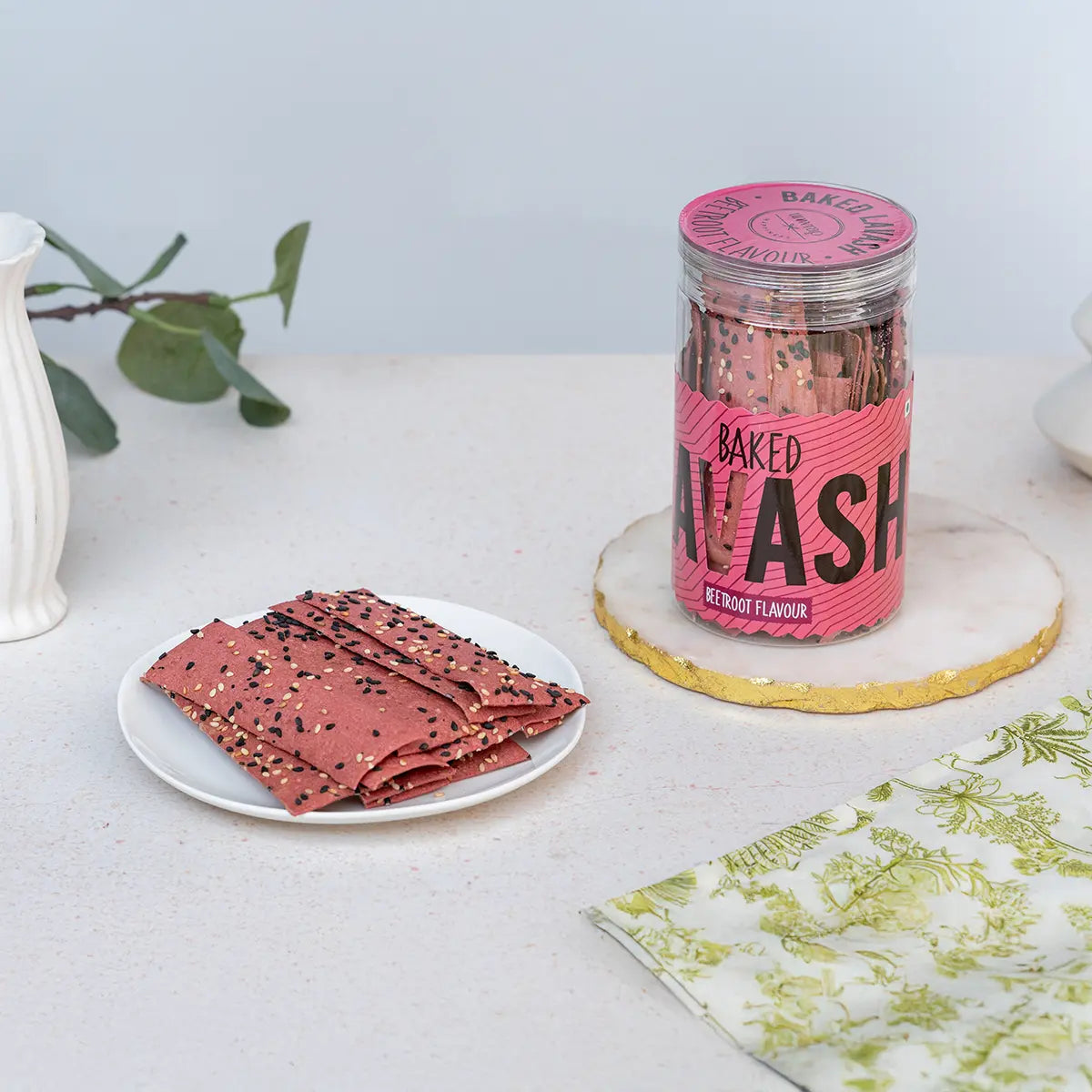 baked lavash beetroot